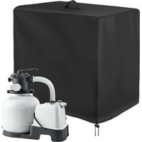 Abri De Pompe De Piscine, Housse De Protection Imperméable en Tissu Oxford pour Pompe De Piscine, Couvercle De Pompe Anti poussière, Couvercle De Pompe De Jardin, Pliable, Housses De Protection UV