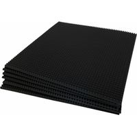 Pannelli piramidali 3 Cm 100x100x3 Cm - Ignifughi fonoassorbenti insonorizzanti piramidale per correzione audio in poliuretano isolamento acustico dj