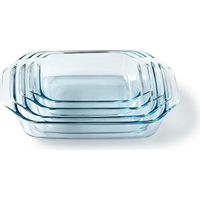 Set da 4 pirofile da forno - PYREX - Vetro - Rettangolare - 27/31/35/39 cm
