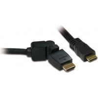 Câble HDMI premium High Speed + Ethernet Mini HDMI/HMDI - rotatif 1,5 m