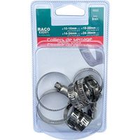 Colliers Inox Raco Expert Kit 8 Colliers De Serrage Inox, Tailles Variées - Générique