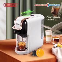 Machine à café multi-capsules 5-en-1 HiBREW 1450W, compatible K-Cup, Nespresso, Dolce Gusto, Dosette ESE, Café moulu