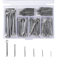 Edelstahl-Splintstifte M1 M2 M2.5 M3 M4 M5 Haltestift-Sortiment mit Aufbewahrungsbox, 230-teilig