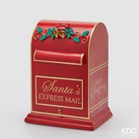 EDG Decorazione Natalizia Cassetta Posta 41 cm