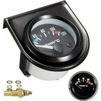 Manomètre de température d'eau pour voiture – Plage de 101,6 à 120°C – Diamètre 52mm – Installation facile – Compatible avec la plupart des véhicules