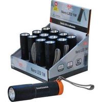 TORCIA LED NERO LED 1 EXPO LUCE QUADRA