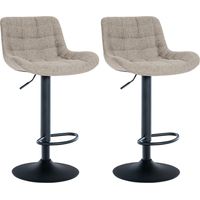 2er Set Barhocker Tover Stoff
