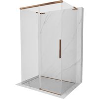 Mexen Rox-3S L 3-seitige Duschkabine, 105 x 70 cm, transparent, Roségold - 8C2L-105-070-60-00-3S