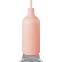 creative cables - Kit portalampada E27 in Silicone con Interruttore e serracavo nascosti - Salmone