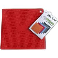 Silikomart Dessous de Plat en Silicone 17,5 x 17,5 cm Rouge