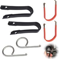 6 Pcs Extracteur De Capuchon De Boulon De Roue, Voiture Couvre l'outil d'extraction, Outil Demontage pour Couvre-écrous pour Retirer Le Cache-écrou de Roue