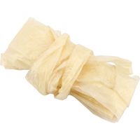 Boyau comestible pour saucisses style cantonais, séchage artisanal, idéal pour préparation maison de saucisses et jambon parfumés.
