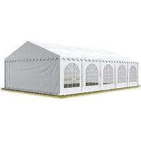 6x10 m ignifugoTendone per feste PREMIUM PVC bianco 100% impermeabile Gazebo da giardino Tendone da esterno Tenda party