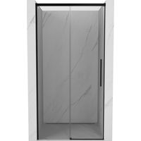 Mexen Rox Schiebetür 135 cm, transparent, schwarz - 8C2-135-000-70-00