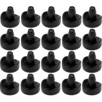 Cyclingcolors – 20x embouts pour tube rond Ø extérieur 16mm Ø intérieur 6,5mm – PELD – Pour meubles et chaises – Installation rapide