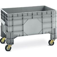 PROVOST - Caisse palette plastique 4 roulettes - 220 L - Charge jusqu'à 250 kg
