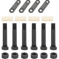 Kit de manilles pour remorque : fiable, robuste et stable. Kit de manilles pour remorque tandem adapté aux ressorts à double œil, pour des essieux de 1 587 kg à 3 218 kg.