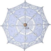 1 parasol en dentelle et coton