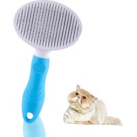 Peigne de toilettage auto-nettoyant pour chien et chat, massage, épilation – DELKEVIC