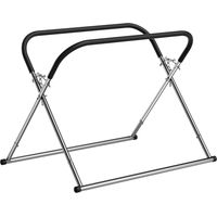Wiltec Chevalet support pare-brise pliable - 1085 x 960 x 1040 mm / réglable en Hauteur jusqu’à 100 cm / Charge jusqu’à 75 kg - tréteau support de peinture maintien montage automobile
