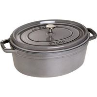 Staub Cocotte Mini Ovalada Gris Grafito 11 cm