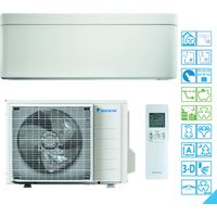 Aire acondicionado Monosplit Reversible Daikin Stylish A+++ 9000 BTU / 2.5 kW Inverter Wi-Fi (FTXA25CW + RXA25A)