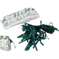 Boîte Cadeau Élégante Verte 50 Pièces pour Bonbons - Sac Fête Mariage Anniversaire