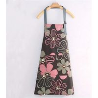 Srvillg Tablier de cuisine, tablier réglable avec poche, tablier floral élégant pour la cuisine à la maison, le jardinage, la restauration et les salons, Motif Floral Rose