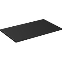Plan vasque NOXERA – 80 cm – Noir mat – À poser – Finition MDF et film PVC