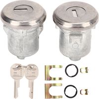 GARRYFIZH Cylindre de serrure de porte de voiture avec clé 5070006, Structure compacte de remplacement en métal pour Blazer 1969 – 1991