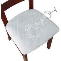 Housse de chaise imperméable, blanche, 4550cm (hors coussin), 1 pièce. Housse de chaise imperméable avec boucle.