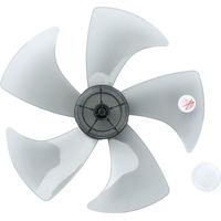 Replacement Plastic Fan Blade for Table Fan and Stand Fan Hole Diameter 0.8 cm Grey 34 cm