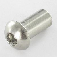Ecrou Relieur Tête bombée M6X8 Clé de 4 HC4 7X15 Inox-200 pièces