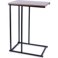 Sofa Beistelltisch, MDF und Metall, 26 x 40 x 58 cm