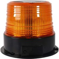 Gyrophare LED Sans Fil Rechargeable 12V-24V orange lumière stroboscopique feux clignotant magnetique d'urgence signalement lumières pour voiture auto véhicule tracteur SUV