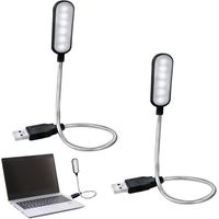 Lampe USB, Lampe Ordinateur Portable, Dimmable USB LED Light, 2 Pcs Lampe Ordinateur Portable, Lampe LED USB, Lampe USB Dimmable, LED Pour PC Portable, Lampe PC Portable, Lampe PC USB, Lampe Pour PC