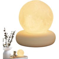 Lune Décoration table 3D - Touch Control Luminosité Luminosité, Charge USB, Lampe table décorative, Veilleuse, Décoration chambre