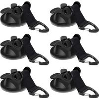 6 PièCes Ancre à Ventouse Ventouses d'ancrage Ancre à Ventouse Camping-Car pour Le Camping, Les Camping-Cars, Tente, Auvent