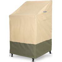 Aoodor Heavy Duty Patio Chair Cover, 600D Waterproof Oxford Patio Furniture Seat Covers with Air Vents for Stackable Dining Chairs/ Rocking Chair/ Outdoor Swivel