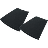 vhbw 2x filtre remplacement pour Thomas 195092 filtre pour aspirateur Filtre en mousse noir