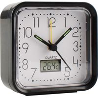Reloj analógico küken alarma negro