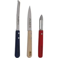 Coffret 3 Couteaux De Cuisine - Un été à La Française - Jean Dubost