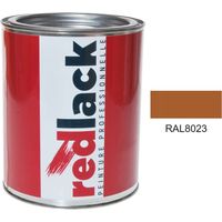 Barattolo da 1L di vernice – RAL 8023 – Marrone arancio – satinato – multisupporto – Redlack