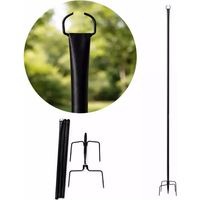 Lot de 2 piquets à planter pour guirlande guinguette 288cm