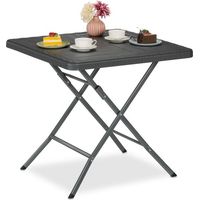 Table de jardin aspect bois