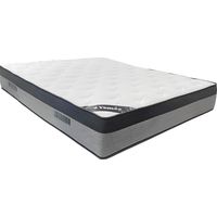 Matelas 140 x 190 cm hybride ressorts ensachés 7 zones et mémoire de forme ép.30cm - ILYROS de YSMÉE