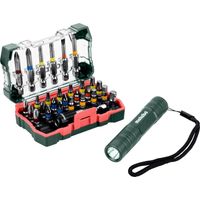 Metabo 626721000 Bit Box 29 Pieces With LED Torch