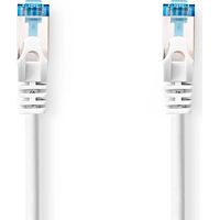 Nedis CAT6a-Netzwerkkabel / S/FTP / RJ45 Stecker / RJ45 Stecker / 20.0 m / Snagless / Rund / LSZH / Weiss / Label