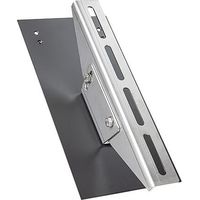 Panneau support universel Solarflex noir 400/560mm, support inox adapté au lattage 30 x 50
