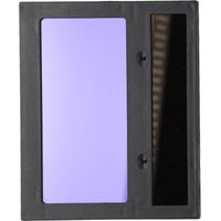 Lentille de soudage auto-obscurcissante pour casque de soudage professionnel Lentille de rechange Masque de soudage Pièces filtrantes avec écran LCD Lentille occultante Capuchon de